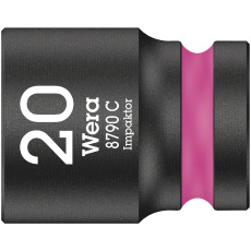 【004577】WERA ヴェラ 差込角1/2SQ HEXインパクトソケット 六角差込サイズ20mm 全長38mm
