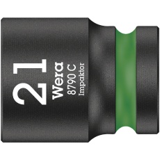 【004578】WERA ヴェラ 差込角1/2SQ HEXインパクトソケット 六角差込サイズ21mm 全長38mm