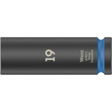 【004836】WERA ヴェラ 差込角1/2SQ HEXディープインパクトソケット サイズ19mm 全長83mm