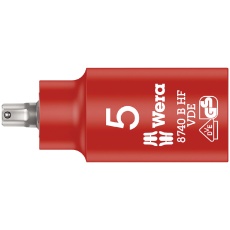 【004901】WERA ヴェラ 差込角3/8DR 絶縁HEXビットソケット 六角サイズ5mm 全長55mm