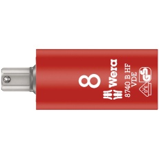 【004903】WERA ヴェラ 差込角3/8DR 絶縁HEXビットソケット 六角サイズ8mm 全長59mm