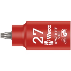 【004922】WERA ヴェラ 差込角3/8DR 絶縁TORXビットソケット トルクスサイズ27mm 全長55mm