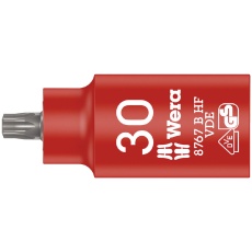 【004923】WERA ヴェラ 差込角3/8DR 絶縁TORXビットソケット トルクスサイズ30mm 全長55mm