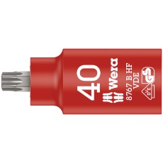 【004924】WERA ヴェラ 差込角3/8DR 絶縁TORXビットソケット トルクスサイズ40mm 全長55mm