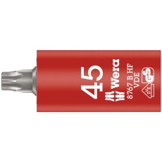 【004925】WERA ヴェラ 差込角3/8DR 絶縁TORXビットソケット トルクスサイズ45mm 全長59mm