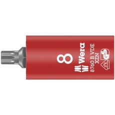 【004940】WERA ヴェラ 差込角3/8SQ 絶縁マルチポイントソケット コンパクト 先端サイズM8 全長59mm