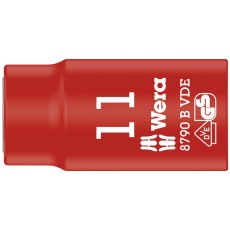 【004955】WERA ヴェラ 差込角3/8DR 絶縁ソケット 六角サイズ11mm 全長46mm