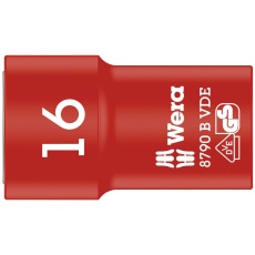 【004960】WERA ヴェラ 差込角3/8DR 絶縁ソケット 六角サイズ16mm 全長46mm