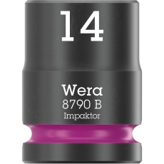 【005505】WERA ヴェラ 差込角3/8DR HEXインパクトソケット 先端六角サイズ14mm 全長30mm