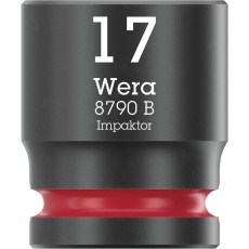 【005508】WERA ヴェラ 差込角3/8DR HEXインパクトソケット 先端六角サイズ17mm 全長30mm