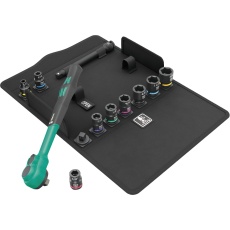 【005531】WERA ヴェラ 差込角3/8DR 11点組 コンフォートラチェットセット スタイルボックス入り