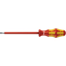 【006125】絶縁マイナスドライバー 1000Vでも作業できる絶縁ブレード 先端サイズ1.2x6.5mm 軸長150mm