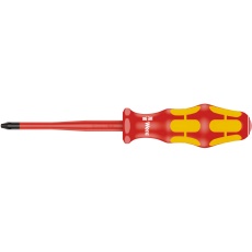 【006451】絶縁プラスドライバー 先細型 IEC60900適合 先端サイズPH2 軸長100mm