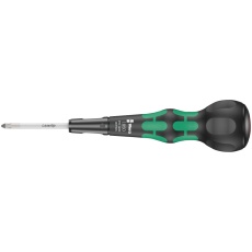 【007905】WERA ヴェラ ボールクリップ プラスドライバー ボール型ハンドル 先端サイズ1 軸長80mm