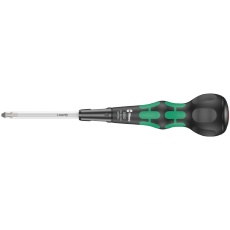 【007906】WERA ヴェラ ボールクリップ プラスドライバー ボール型ハンドル 先端サイズ2 軸長100mm