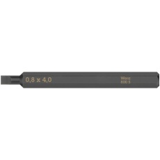 【018140】WERA ヴェラ インパクトドライバー用 マイナスビット 六角サイズ1/4inch 先端サイズ0.8x4.0 全長70mm