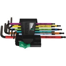 【024335】WERA ヴェラ 9点組マルチカラー L型キーレンチセット