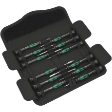 【073677】WERA ヴェラ 12本組 精密ドライバーセット 収納ポーチ付