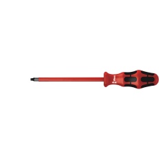 【100026】WERA ヴェラ Kraftform Plusハンドル 絶縁スクエアドライバー 先端サイズ#3 軸長150mm