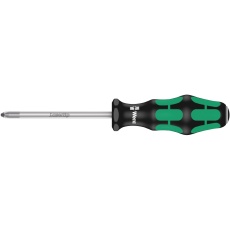【100057】WERA ヴェラ Kraftform Plus ハンドル ポジドライブドライバー 先端サイズPZ2 軸長100mm