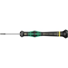 【118000】WERA ヴェラ 精密用マイナスドライバー 先端サイズ1.2x0.25mm 軸長40mm