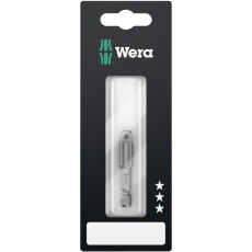 【134399】WERA ヴェラ ソケットアダプター 差込1/4DRx1/4HEX 全長50mm
