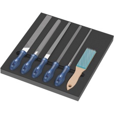 【150183】WERA ヴェラ 6点組 PFERDヤスリセット フォームインサート付