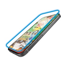 【PM-A24AFLGGEBL】iPhone 16 ガラスフィルム ゲーミング 高透明 ブルーライトカット