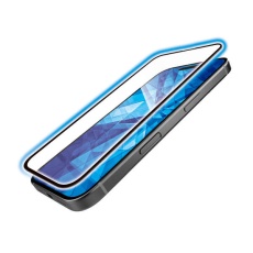 【PM-A24AFLKGGBL】iPhone 16 ガラスフィルム カバー率99% 高透明 ブルーライトカット