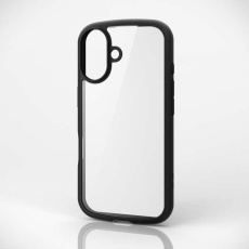 【PM-A24ATSLFCGBK】iPhone 16 TOUGH SLIM LITE ハイブリッドケース フレームカラー 背面ガラス