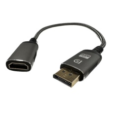 【L-AHD30】DisplayPortオス - HDMIメス変換アダプター(30cm)
