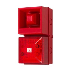 【245205】AUDIO/VISUAL SIGNAL FLASH 230VAC RED