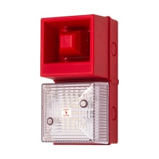 【245209】AUDIO/VISUAL SGNL FLASH 230VAC CLEAR
