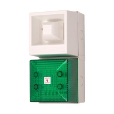 【245256】AUDIO/VISUAL SIGNAL FLASH 230VAC GRN
