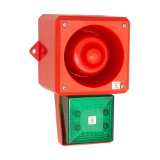 【245282】AUDIO/VISUAL SIGNAL FLASH 24VDC GREEN