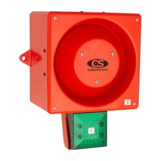 【245332】AUDIO/VISUAL SIGNAL FLASH 24VDC GREEN