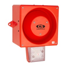 【245335】AUDIO/VISUAL SIGNAL FLASH 24VDC CLEAR