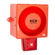 【245355】AUDIO/VISUAL SIGNAL FLASH 230VAC RED
