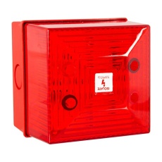 【245449】VISUAL SIGNAL FLASHING 280VAC RED