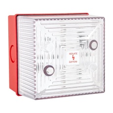 【245453】VISUAL SIGNAL FLASHING 280VAC CLEAR