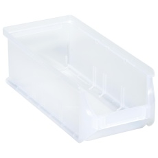 【456235】STACKABLE STORAGE BIN 102X215X75MM CLR