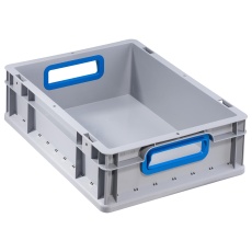 【456720】EURO CONTAINER 400X300X120MM BLU/GRY