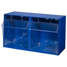 【464400】BIN CABINET 600 X 310 X 350MM BLU/CLR