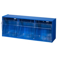 【464410】BIN CABINET 600 X 200 X 240MM BLU/CLR