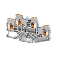 【1453789】TERMINAL BLOCK DIN RAIL 4POS 12AWG