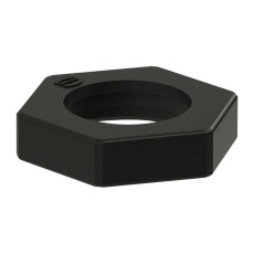 【19590202102】FIXING NUT CONN THERMOPLASTIC BLACK