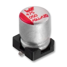 【865080443005】CAPACITOR 27UF 25VDC ALUM ELECT SMD  テーピングサービス品