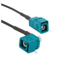 【095FJZFJZAHM100】RF COAX CABLE FAKRA R/A JACK-JACK 1M