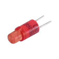 【10-2613.1072】LED RED 45MCD 625NM T-1