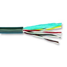 【1138C SL001】CABLE 18AWG 8 PAIR SLATE 304.8M